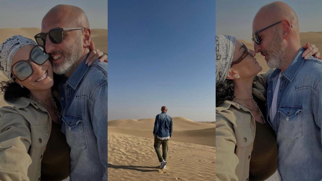 „საოცარი წყვილი ხართ“ – სალომე ღვინიაშვილი და ზურა ხიზანიშვილი საფარის უდაბნოში გადაღებულ ფოტოებს აქვეყნებენ