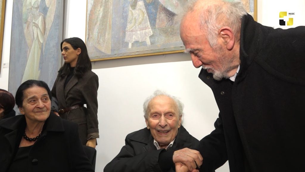 ლევან ცუცქირიძის სოლო გამოფენა გაიხსნა, რომელიც მის 94 წლის იუბილეს ეძღვნება