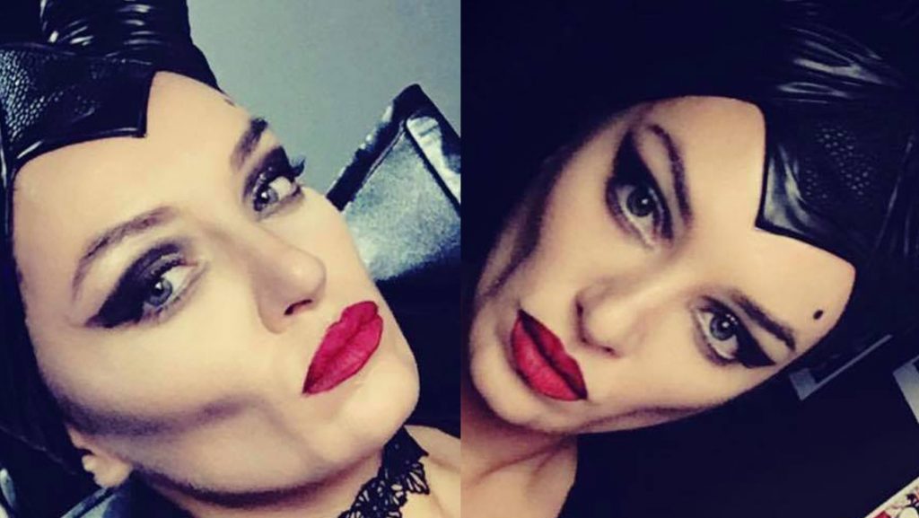 ფოტო: ნინი შერმადინმა ჰელოუინზე მალეფისენტის როლი შთამბეჭდავად მოირგო