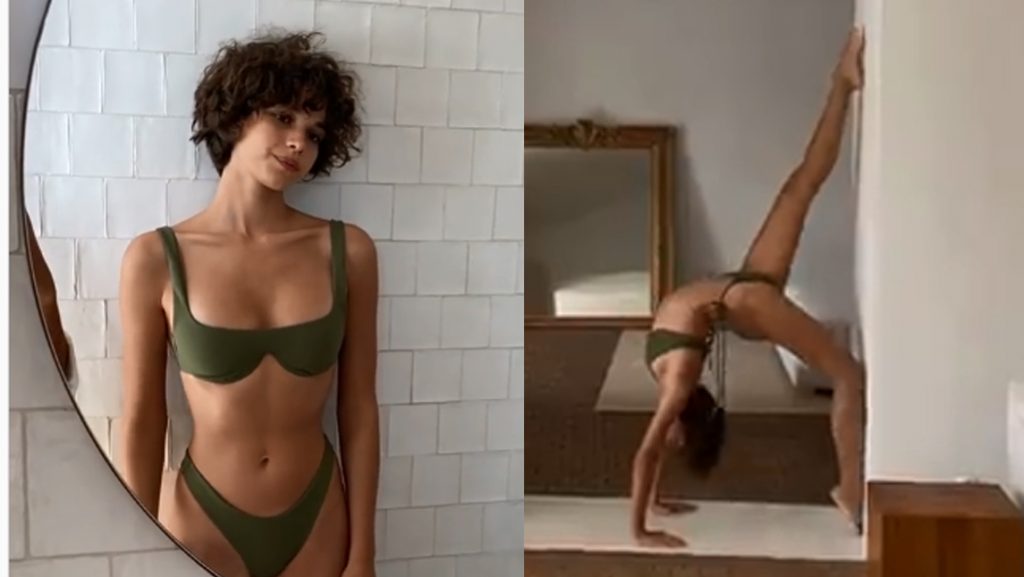 ვიდეო: მატილდა გვარლიანი გრძელი ფეხებით საოცარ ტრიუკს აკეთებს