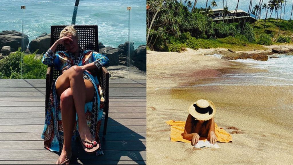 ნანუკა ჟორჟოლიანი შვილთან ერთად შრი ლანკაზე ისვენებს